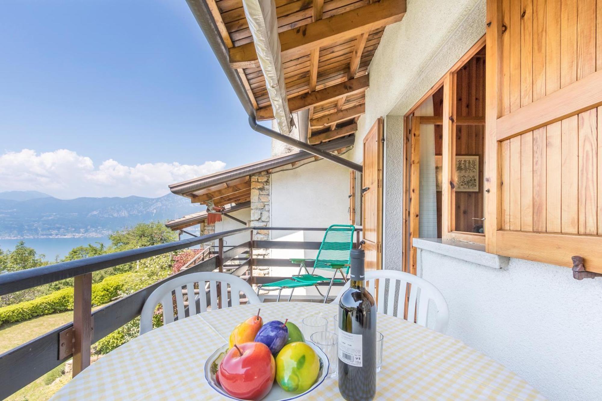 Apartament Casa Bella Vista Mit Balkon San Zeno di Montagna Zewnętrze zdjęcie